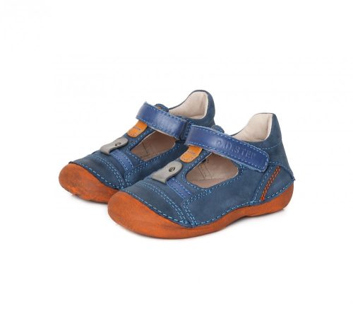 D.D. Step kisfiú szandálcipő kék-narancs talpú, 19-es , 20-as  - (015-145a) - AKCIÓS