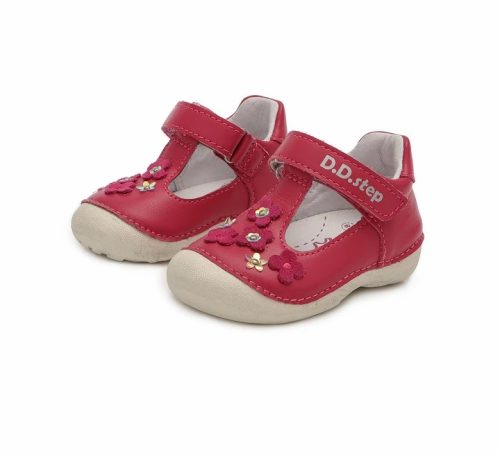D.D. Step kislány szandálcipő, dark pink, 19-23 (015-467B) AKCIÓS