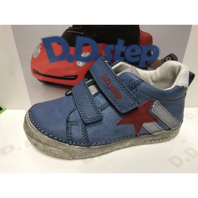   D.D. Step fiú átmeneti világoskék sportos bőrcipő, 29-es (040-448b) 