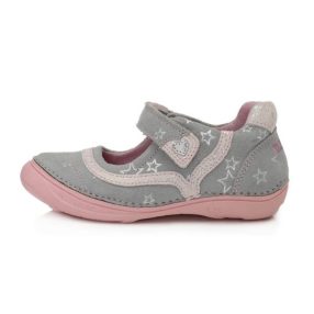   D.D. Step lány szandálcipő/balerina szürke-rózsaszín, 25,29-es (046-978am) - AKCIÓS!KESKENYEBB FAZON!!!