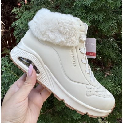   SKECHERS lány Uno AIR bézs bokacsizma!  36,37,39 ! ÚJ KOLLEKCIÓ!