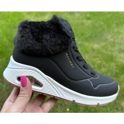   SKECHERS lány Uno AIR black bokacsizma! 31,33 ! ÚJ KOLLEKCIÓ!