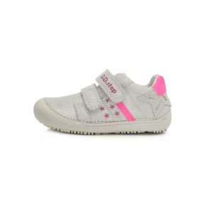   D.D. Step nagylány vagány, csillogó fehér zárt cipő, BAREFOOT ! (32,34,35)  AKCIÓS