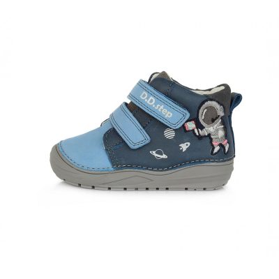   D.D. Step kisfiú TEX-es zárt cipő, kék, asztronautás! 20-AS (071-516A) ! AKCIÓS! 