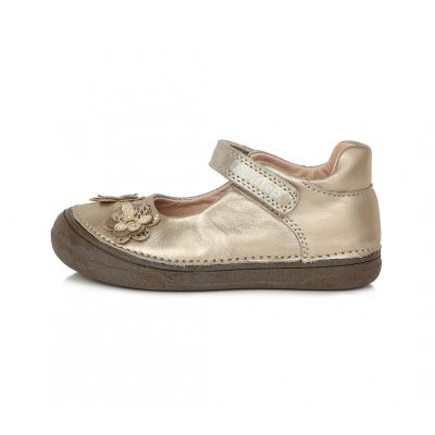   D.D. Step nagylány szandálcipő/balerina, pezsgő színű, 33,34,35 (078-177l)  AKCIÓS!!