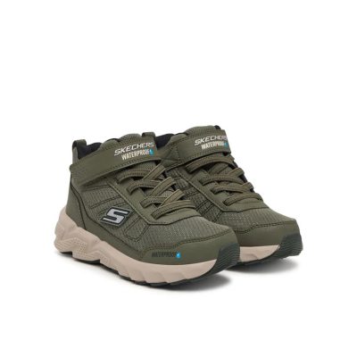   Új SKECHERS  fiú vízálló khaki bakancs!! 27-37  !! ÚJ MODELL!!