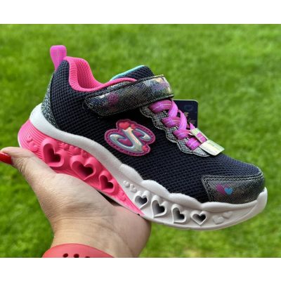   SKECHERS lány pillekönnyű villogó heart light love (on/off) sportcipő!! A legújabb modell!! 34-es! ÚJ KOLLEKCIÓ! AKCIÓS