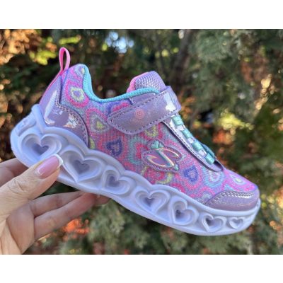   SKECHERS lány pillekönnyű villogó heart light love (on/off) sportcipő!! A legújabb modell!! 29,31! ÚJ KOLLEKCIÓ! 
