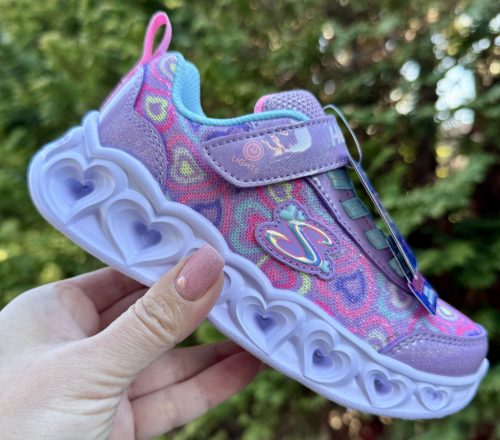 SKECHERS lány pillekönnyű villogó heart light love (on/off) sportcipő!! A legújabb modell!! 27,29,31! ÚJ KOLLEKCIÓ! 