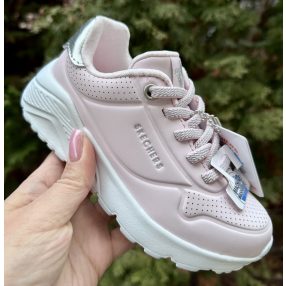   SKECHERS lány pillekönnyű UNO Lite pasztel rózsaszín sportcipő!! A legújabb modell!! Memóriahabos talpbetéttel! 27,30,