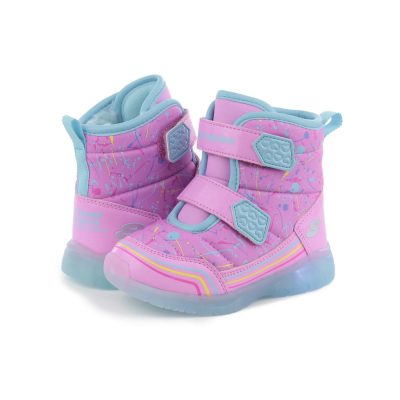   SKECHERS lány bélelt villogós, vízlepergetős hótaposó ! 24-28 ! ÚJ KOLLEKCIÓ