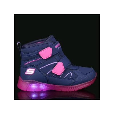   SKECHERS lány bélelt villogós, vízlepergetős hótaposó ! 23-26! ÚJ KOLLEKCIÓ