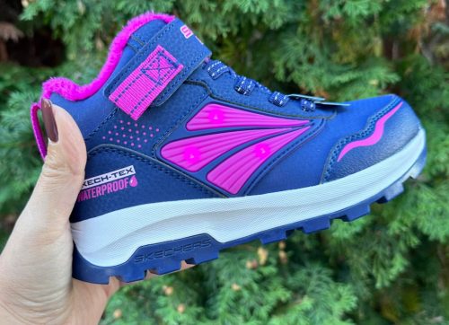 SKECHERS lány vízálló, villogós, bélelt bakancs ! 27-es! ÚJ KOLLEKCIÓ!