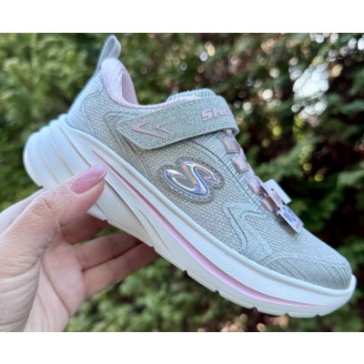  SKECHERS lány pillekönnyű ezüst, csillogós sportcipő!! 29,31,32 ! ÚJ KOLLEKCIÓ! 