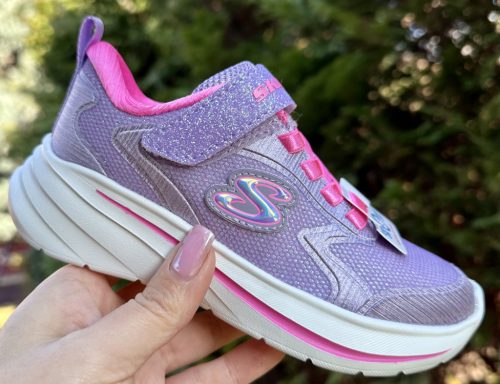 SKECHERS lány pillekönnyű lila, csillogós sportcipő!! 27,32-36 ! ÚJ KOLLEKCIÓ! 