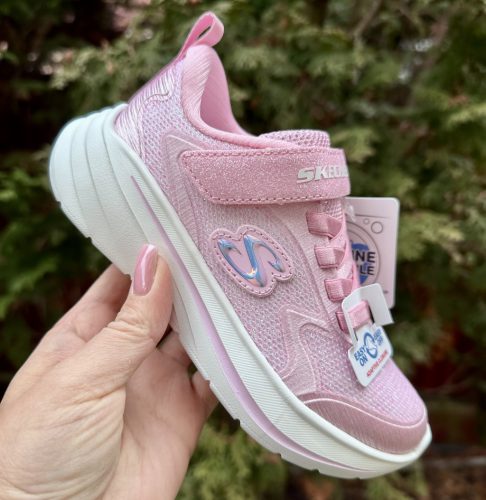 SKECHERS lány pillekönnyű rózsaszín, csillogós sportcipő!! 29,30,34,35 ! ÚJ KOLLEKCIÓ! 