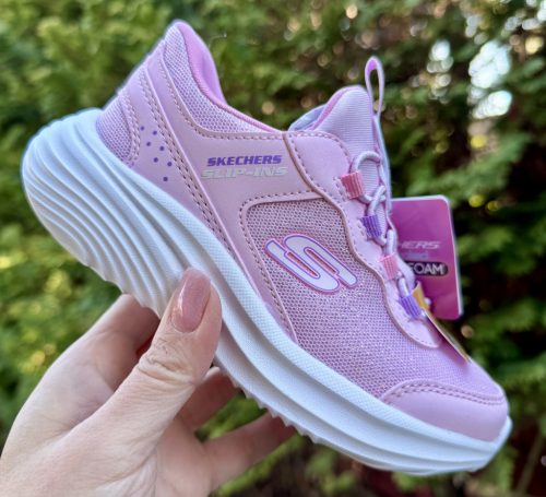 SKECHERS lány pillekönnyű rózsaszín, csillogós SLIP INS sportcipő!! 29-es! ÚJ KOLLEKCIÓ! 