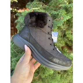   SKECHERS lány fekete steppelt bakancs! 35,36,37! ÚJ KOLLEKCIÓ!