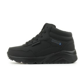  Új SKECHERS  fiú VÍZÁLLÓ fűzős-cipzáras fekete bakancs!! 29-35,39 !! ÚJ MODELL!!