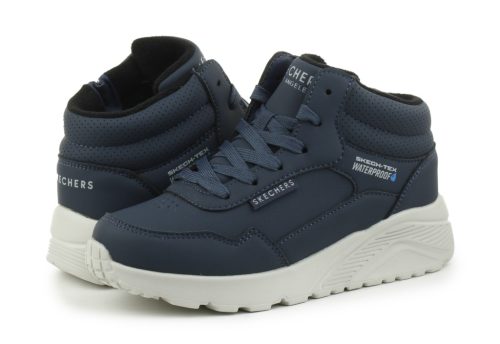 Új SKECHERS  fiú VÍZÁLLÓ fűzős-cipzáras kék bakancs!! 29-35 !! ÚJ MODELL!!
