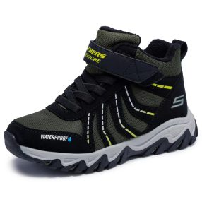   Új SKECHERS RUGGED RANGER - STORM TRAIL fiú vízálló, bélelt khaki bakancs!! 29-35,37,38,39 !! ÚJ MODELL!!