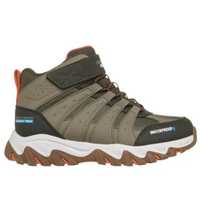   Új SKECHERS RUGGED RANGER - STORM TRAIL fiú vízálló, bélelt barna bakancs!! 31-37 !! ÚJ MODELL!!