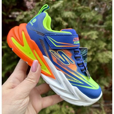   SKECHERS fiú pillekönnyű villogó sportcipő!! 29, 32 ! ki/bekapcsolható! ÚJ KOLLEKCIÓ! AKCIÓS! 