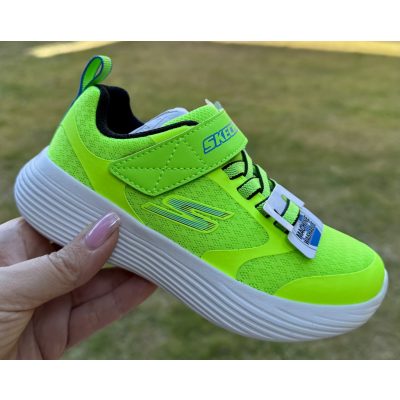   SKECHERS fiú pillekönnyű zöld sportcipő!! 27,34! ÚJ KOLLEKCIÓ!