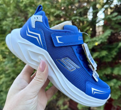 SKECHERS fiú pillekönnyű kék sportcipő!! 27,29,31 ! ÚJ KOLLEKCIÓ! AKCIÓS! 