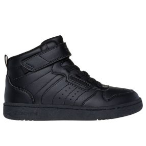   SKECHERS unisex magasszárú gumifűzős fekete sportbakancs! 27-30, ! Új kollekció