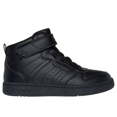   SKECHERS unisex magasszárú gumifűzős fekete sportbakancs! 29-es ! Új kollekció