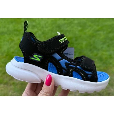   SKECHERS fiú pillekönnyű szandál, 31,35,36 ! ÚJ KOLLEKCIÓ! Mosógépben mosható!