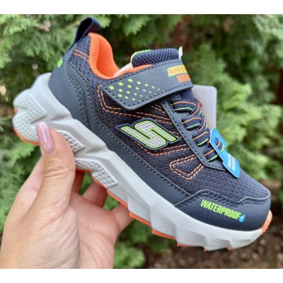   SKECHERS fiú kék gumifűzős VÍZÁLLÓ sportcipő! 28,30,32,33 ! Új kollekció