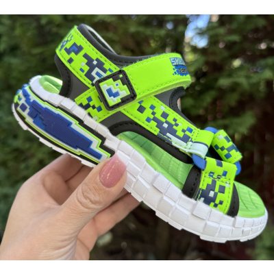   SKECHERS fiú pillekönnyű MINECRAFT szandál, 31-es ! ÚJ KOLLEKCIÓ! 