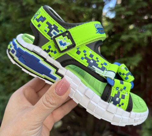 SKECHERS fiú pillekönnyű MINECRAFT szandál, 27-34 ! ÚJ KOLLEKCIÓ! 