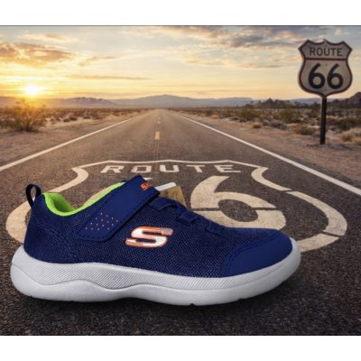   SKECHERS fiú pillekönnyű kék sportcipő!! 27,28 ÚJ KOLLEKCIÓ! AKCIÓS! 