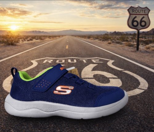 SKECHERS fiú pillekönnyű kék sportcipő!! 27,28 ÚJ KOLLEKCIÓ! AKCIÓS! 