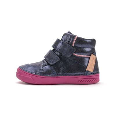   D.D. Step nagylány vagány, TEX-ES royal blue átmeneti bőrcipő, 31,32,34 (a040-52560dl) ÚJ KOLLEKCIÓ!