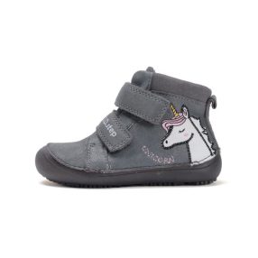   D.D. Step lány átmeneti TEX-ES FLUORESZKÁLÓ BAREFOOT magasszárú cipő, 27-es (a063-52815m) AKCIÓS!