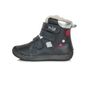   PONTE20 szupinált lány TÉLI, BÉLELT TEX-ES bőrbakancs! 30,33 (DA03-1-178l) -  AKCIÓS