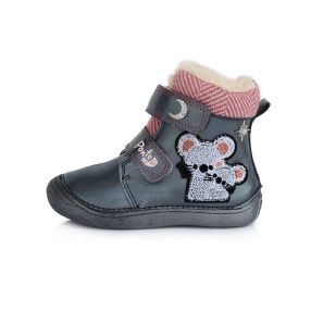   PONTE20 szupinált lány téli TEX-es bélelt bőrbakancs, ezüst, koalás! 24-es ! (DA03-1-589A) - AKCIÓS