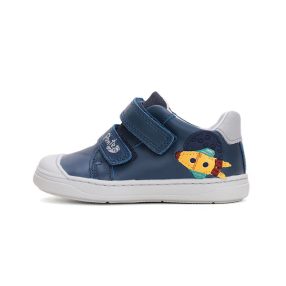   PONTE20 szupinált fiú átmeneti sötétkék, rakétás bőrcipő! 29-33! NAGYOBB MÉRETEZÉS!!(DA03-5-1143L) - AKCIÓS!