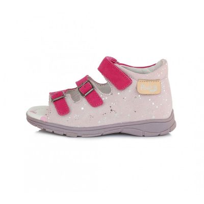   Ponte20 lány szupinált csatos bőrszandál rózsaszín, 22-es (DA05-1-326) - AKCIÓS!!