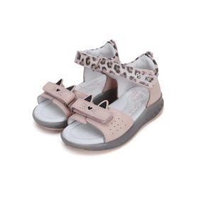   Ponte20 szupinált lány rózsaszín bőrszandál, 22,23,24 (DA05-4-1282A) - AKCIÓS