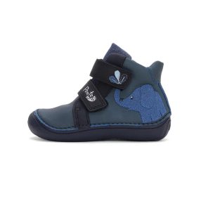   PONTE20 szupinált fiú átmeneti TEX-es bőrcipő,sötétkék, elefántos! 25,26,29 (DA06-4-2218A) AKCIÓS