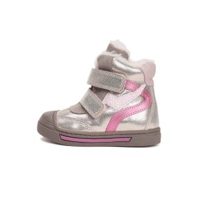   PONTE20 szupinált lány téli, bélelt TEX-es bronz bőrbakancs! 28,30,31 (DA07-5-2834A) - ÚJ KOLLEKCIÓ!