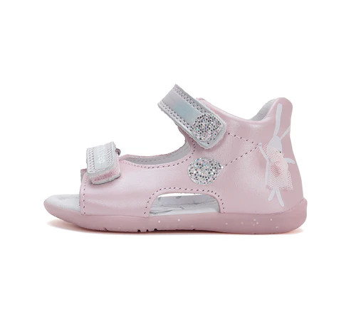 D.D. Step lány nyári bőrszandál, rózsaszín, 27,29! (g075-51453m) - ÚJ KOLLEKCIÓ