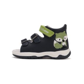  D.D. Step fiú 2 csatos bőrszandál, sötétkék, rókás, 29-es  (G103-51853AM)- ÚJ KOLLEKCIÓ !