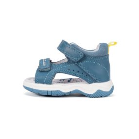   D.D. Step fiú kék bőrszandál, 25-30 (G103-61588M)- ÚJ KOLLEKCIÓ!