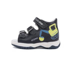  D.D. Step fiú csatos markolós bőrszandál, 25,30 (G103-61901M)- ÚJ KOLLEKCIÓ!